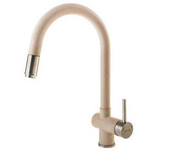 Кухонный смеситель Fabiano FKM 47P SS Beige 70602185370165 фото