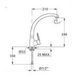 Смеситель кухонный TEKA MF-2 FORUM H (MN) (81911462) 3612179027155 фото 2