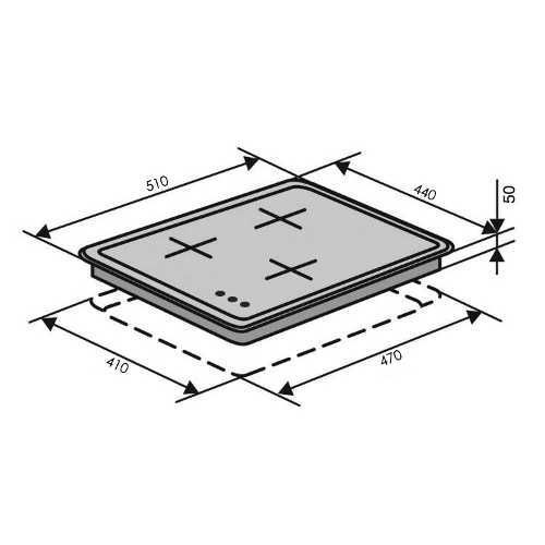 Варочная поверхность Ventolux HG430-G3G CS (BK) 9105 фото