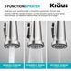Смеситель кухонный на две воды Kraus KFF-1691SFS 10817 фото 8