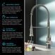 Смеситель кухонный на две воды Kraus KFF-1691SFS 10817 фото 4