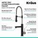 Смеситель кухонный Kraus KPF-1603 SFSMB 10819 фото 8