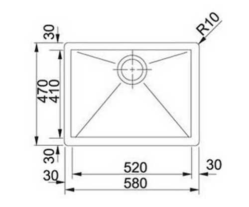 Кухонна мийка FRANKE: PLANAR PPX 210-58 6006 фото