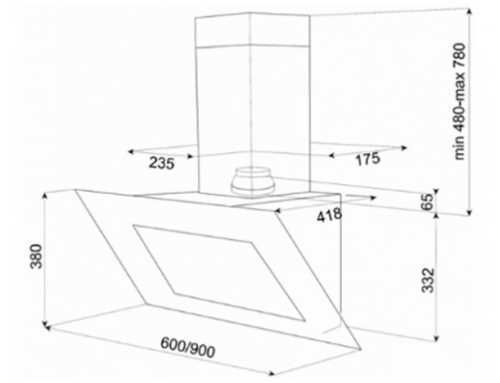 Кухонная вытяжка TEKA DVT 680 B 7166 фото