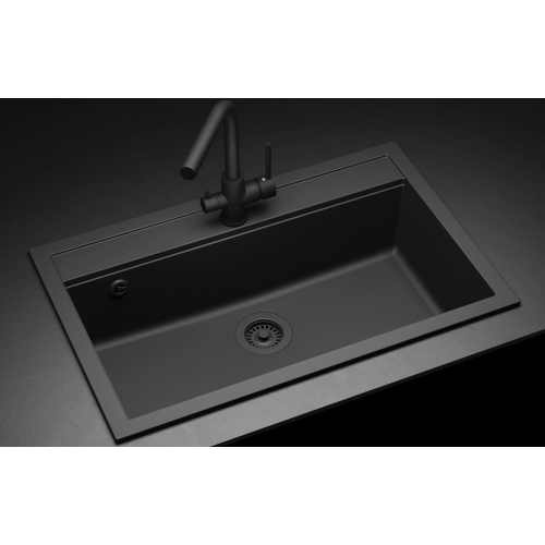 Мойка AQUASANITA Quadro SQQ 103 Alumetallic 202 795x505 mm SQQ103 фото