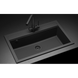 Мойка AQUASANITA Quadro SQQ 103 Alumetallic 202 795x505 mm SQQ103 фото 2