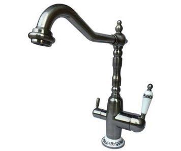 Кухонний змішувач Fabiano FKM 314 Inox Antique 33932185306164 фото