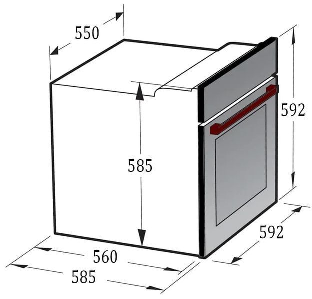 Електрична духова шафа Gunter & Hauer EOT 1267 B 11024 фото