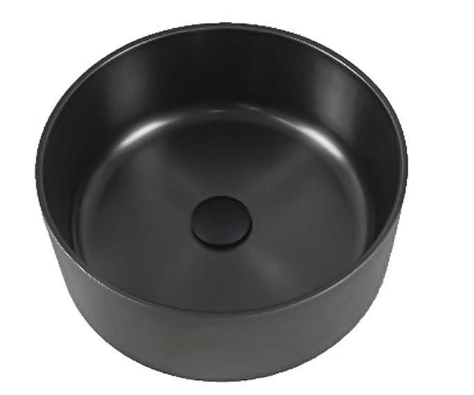 Умивальник Platinum Handmade PVD чорний 380x380 10772 фото