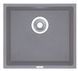 Гранитная мойка Fabiano Quadro 45x40 Grey Metallic 71252185434159 фото 1