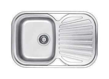 Кухонная мойка Fabiano 74x48 Decor 0.8 70262085481150 фото