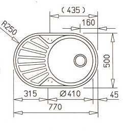 Кухонная мойка TEKA DR 77 1B 1D (40127301) 1312078843149 фото