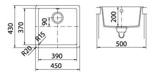 Мийка SCHOCK Quadro N-100S 12883682644314 фото