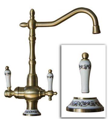Смеситель кухонный Zorg ZR 336 YF 50 BR Ornament 22133486254293 фото