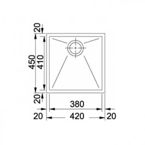 Кухонна мийка FRANKE: PLANAR PPX 110-38 35032053822151 фото