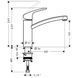 Смеситель для кухни Hansgrohe: Focus E2 21402184574155 фото 2