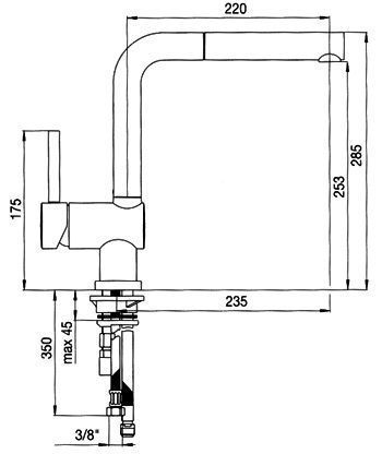 Змішувач Schock Piega shower 22784380141414 фото