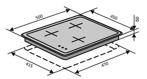 Варочная поверхность Ventolux HG430-G1G CEST (WH) 9920 фото