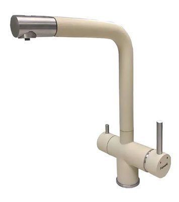 Кухонный смеситель Fabiano FKM 3116P SS Cream 10694 фото