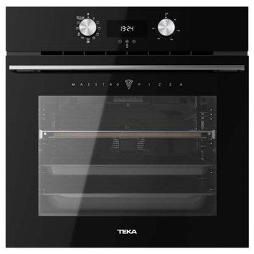 Електрична духова шафа + функція піца Teka MaestroPizza HLB 8510 P (111000046) чорне скло 10230 фото