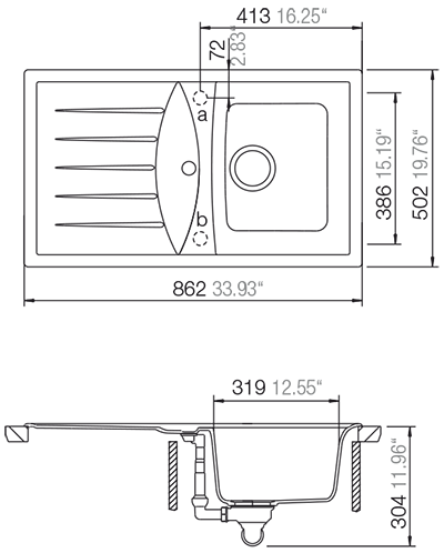 Мойка гранитная SCHOCK Genius D-100 34103679991313 фото