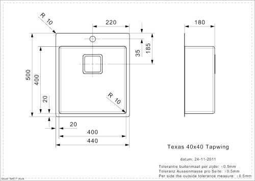 Мийка REGINOX TEXAS 40x40 TapWing 16634586737496 фото