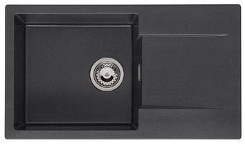 Гранітна мийка REGINOX Amsterdam 43 black silvery 10325 фото
