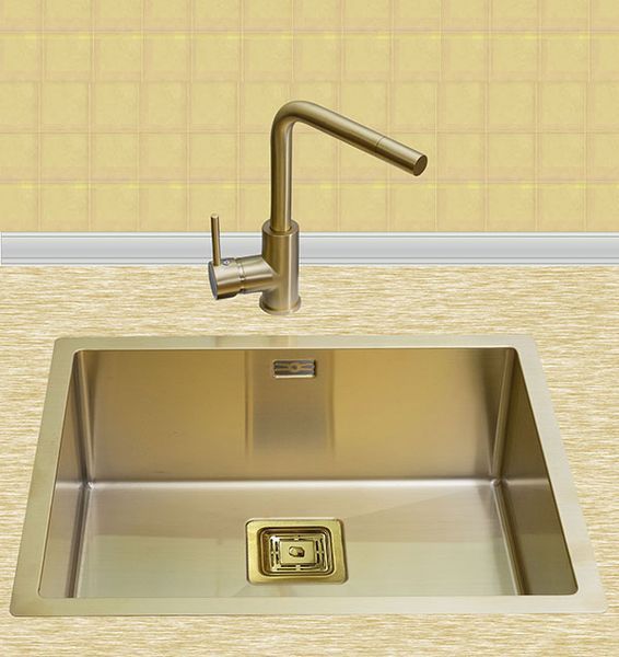 Смеситель AQUASANITA 5553-G Gold 57291983625748 фото