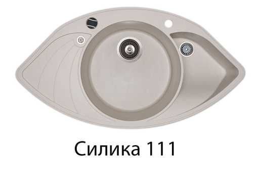 Кухонная мойка AQUASANITA Papillon SCP 151 AW Уценка 55661986856141 фото