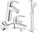 Набір змішувачів в ванну 3 в 1 GROHE EUROSMART 123246M 9532 фото 1