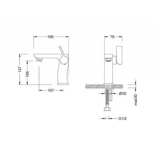 Смеситель в умывальник Kraus: Sonus KEF-14602 26742153905155 фото