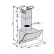 Кухонная вытяжка Ventolux WAVE 90 BK (1000) TRC IT 9583 фото 3
