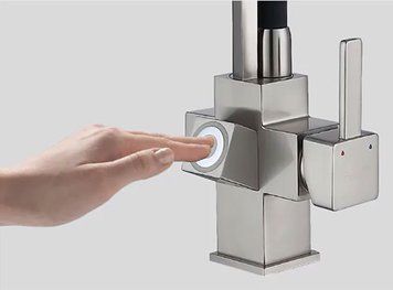 Кухонный смеситель Fabiano FKMS 3115 Inox 10705 фото