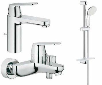 Набор смесителей 3 в 1 GROHE EUROSMART COSMOPOLITAN 126112M 9535 фото
