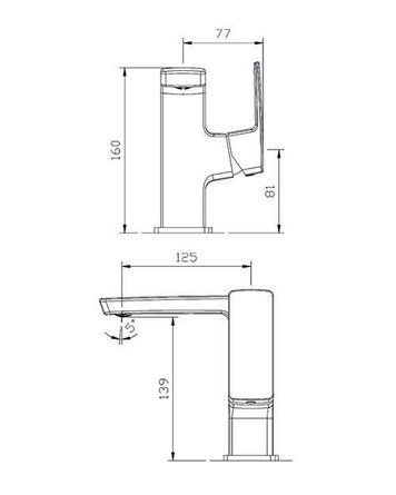 Смеситель для раковины IMPRESE Grafiky ZMK041807012 51412170248190 фото