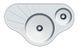 Гранітна мийка Fabiano Arc 94x58x15 Alpine White 47622185405189 фото 1