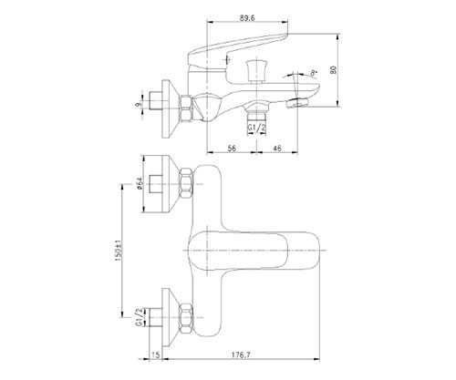 Набор PRAHA IMPRESE new(05030 + 10030 + штанга R670SD ) 8844 фото