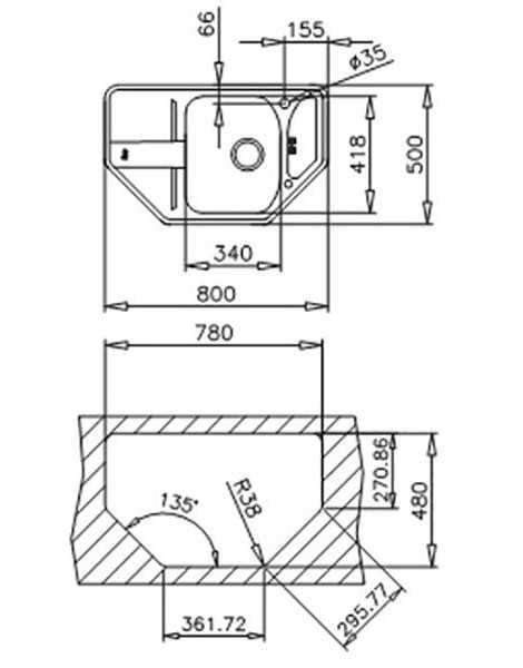 Кухонная мойка Teka STENA 45 E 48982084636151 фото