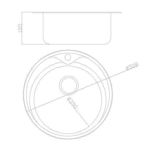 Кухонная мойка Fabiano Model D-51 12922083966149 фото