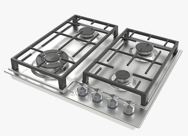 Газовая панель Fabiano FHG 3344 GHT Inox 10845 фото