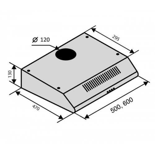 Кухонна витяжка Ventolux ALDO 60 WH 7988 фото