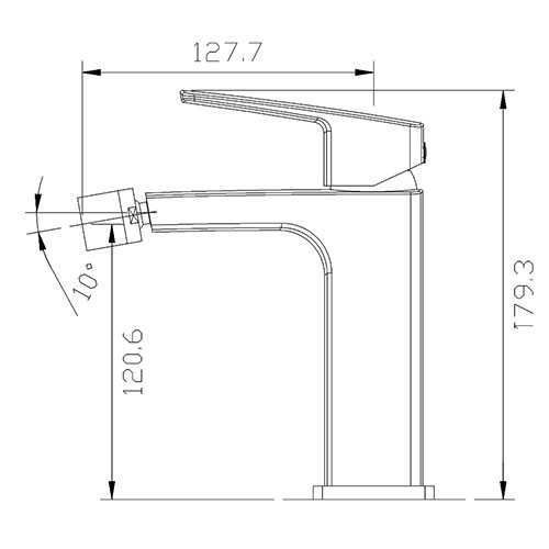 Cмеситель для биде IMPRESE Grafiky ZMK041807070 51452183291688 фото