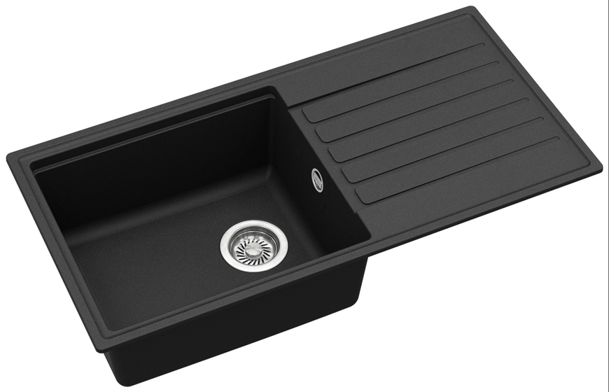 Гранітна мийка SQK435 Black metallic | 601 SQK435 фото Гранітна мийка SQK435 Black metallic | 601 SQK435 фото