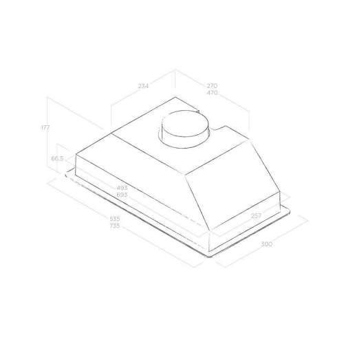 Повновбудована витяжка ELICA ERA S IX/A/72 69992185099164 фото