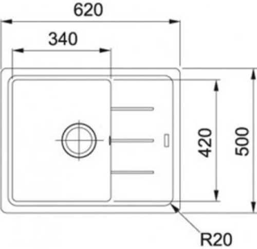 Мойка кухонная FRANKE BASIS BFG 611-62 20622770774240 фото