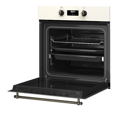 Духовой шкаф TEKA HRB 6400 VN (WISH, Rustica) ваниль, ручки "латунь" (111010016) 8773 фото