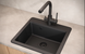 Гранитная мойка SQE100 Black metallic | 601 SQE100 фото 3