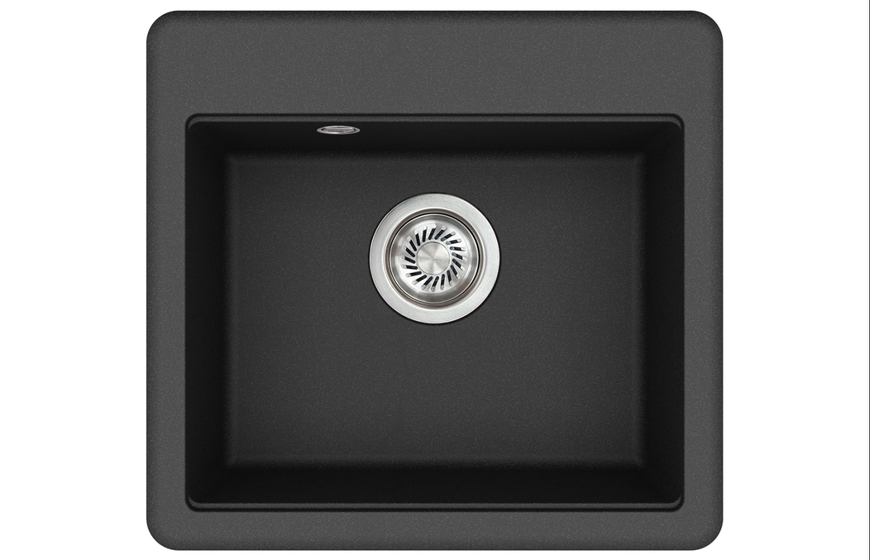Гранитная мойка SQE100 Black metallic | 601 SQE100 фото Гранитная мойка SQE100 Black metallic | 601 SQE100 фото