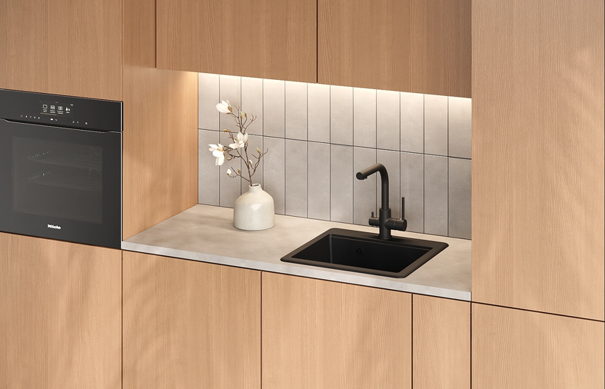 Гранитная мойка SQE100 Black metallic | 601 SQE100 фото Гранитная мойка SQE100 Black metallic | 601 SQE100 фото