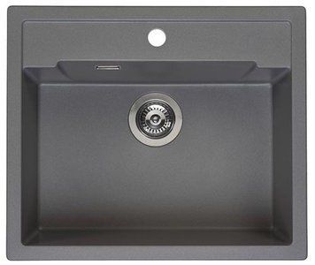 Гранітна мийка REGINOX Amsterdam 54 tapwing grey silvery 10339 фото